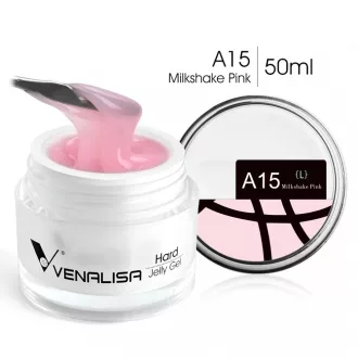   Venalisa Jelly műköröm építő zselé /Builder Gel - A15 Milkshake Pink 50ml