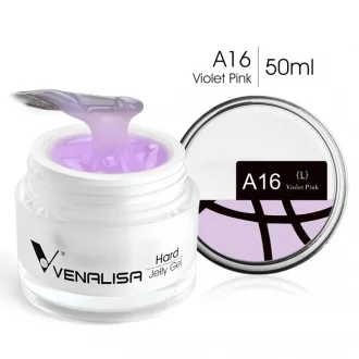   Venalisa Jelly műköröm építő zselé /Builder Gel - A16 Violet Pink 50ml