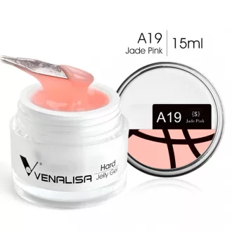   Venalisa Jelly műköröm építő zselé /Builder Gel - A19 Jade Pink 15ml