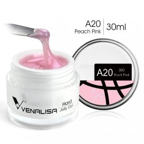   Venalisa Jelly műköröm építő zselé /Builder Gel - A20 Peach Pink 30ml