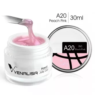   Venalisa Jelly műköröm építő zselé /Builder Gel - A20 Peach Pink 30ml