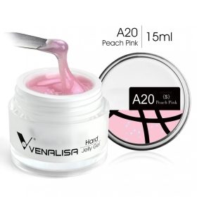   Venalisa Jelly műköröm építő zselé /Builder Gel - A20 Peach Pink 15ml