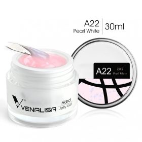   Venalisa Jelly műköröm építő zselé /Builder Gel - A22 Pearl White 30ml