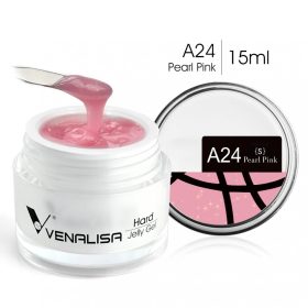   Venalisa Jelly műköröm építő zselé /Builder Gel - A24 Pearl Pink 15ml