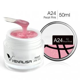   Venalisa Jelly műköröm építő zselé /Builder Gel - A24 Pearl Pink 50ml