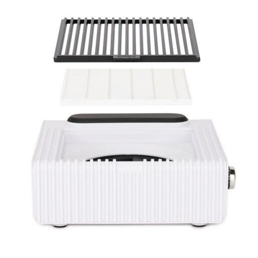 Szögletes Műkörmös porelszívó kéztámasz Fehér