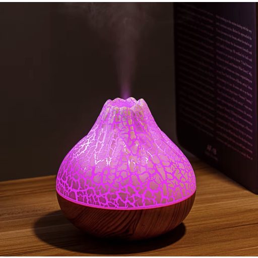 Vulkán hatású aroma párásító diffúzor Sötét