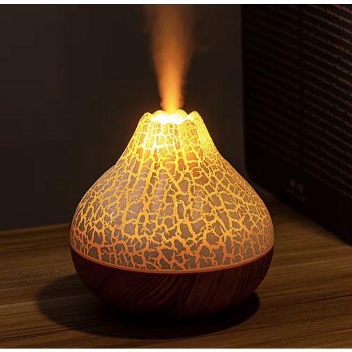 Vulkán hatású aroma párásító diffúzor Világos
