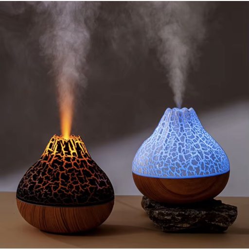 Vulkán hatású aroma párásító diffúzor Világos