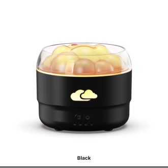 Vulkán hatású párásító-Diffúzor Fekete