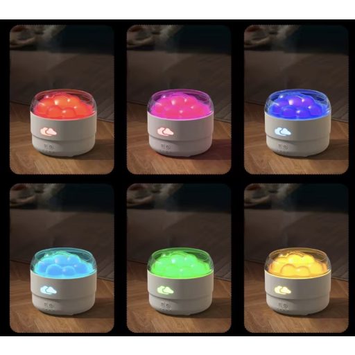 Vulkán hatású párásító-Diffúzor Fekete