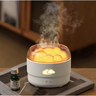 Vulkán hatású párásító-Diffúzor Fehér