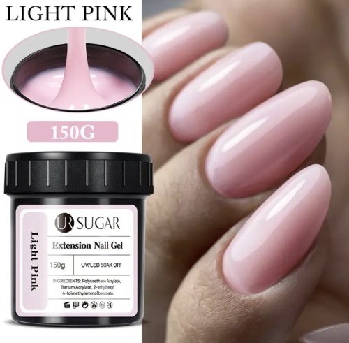 Ur Sugar  építő zselé  - halvány rózsaszín/light pink 150ml