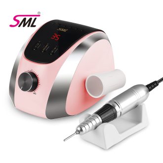   SML M13 Professzionális Körömcsiszoló – 65W, 35 000 RPM Rózsaszín