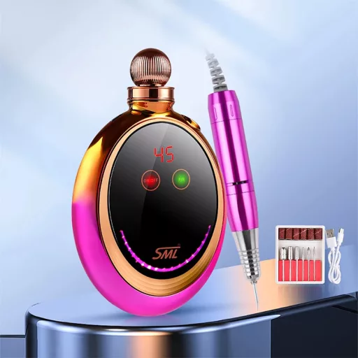 SML M19 Akkumulátoros Műkörmös Csiszológép – Professzionális ,45.000RPM