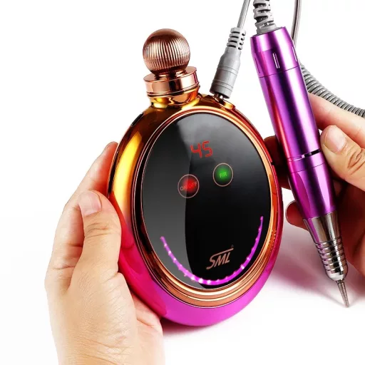 SML M19 Akkumulátoros Műkörmös Csiszológép – Professzionális ,45.000RPM