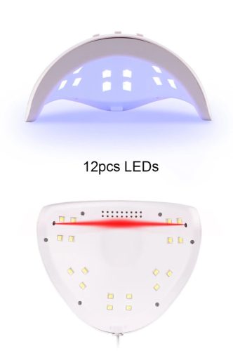 Uv/Led Lámpa Műkörmös lámpa  36w Fehér 