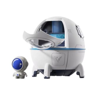   Űrhajós aromadiffúzor és párásító LED fénnyel Kivehető Űrhajóssal Fehér