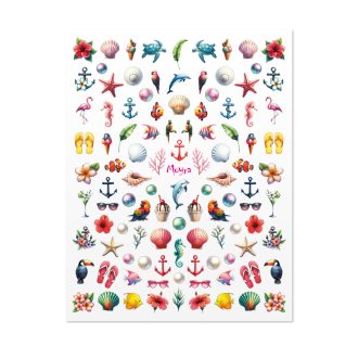 Moyra öntapadó körömmatrica No. 30