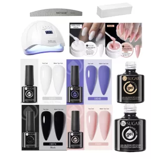   Sugar Műköröm Építő Szett + Sun X5 Plus Műkörmös Lámpa