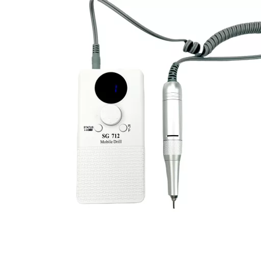 Akkumulátoros Professzionális Hordozható Műkörmös Csiszológép 45.000RPM  SG712 Fehér