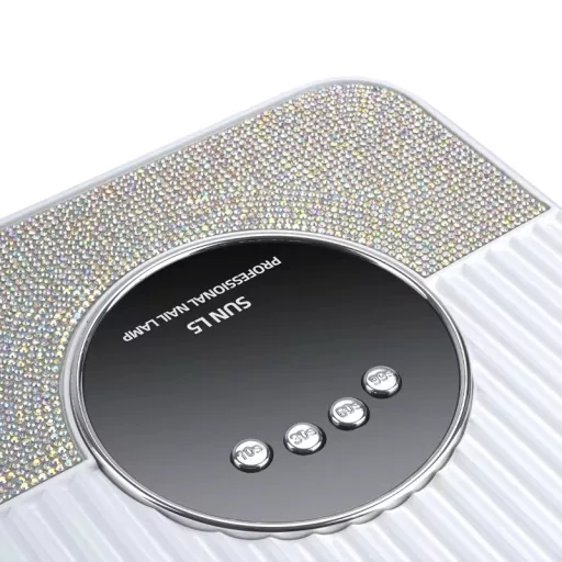 SUN L5 Professzionális UV/Led  Műkörmös Lámpa Strasszkövekkel 268W Fehér