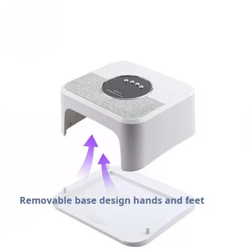 SUN L5 Professzionális UV/Led  Műkörmös Lámpa Strasszkövekkel 268W Fehér