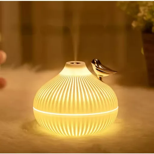 Aromaterápiás Párásító/ Diffúzor Kismadár Díszítéssel 