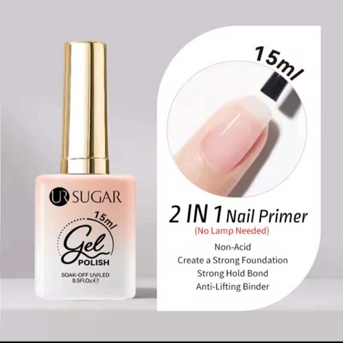 UR SUGAR 2-in-1 Nail Savmentes Primer – 15 ml