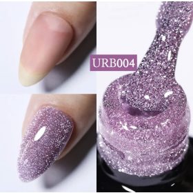 UR Sugar Rubber Base Gél  Lila csillám urb004