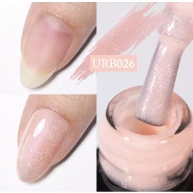 UR Sugar Rubber Base Gél  rózsaszín csillám  urb026