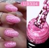 UR Sugar Snowlfake/Hópehely Gél lakk Urx04 Pink