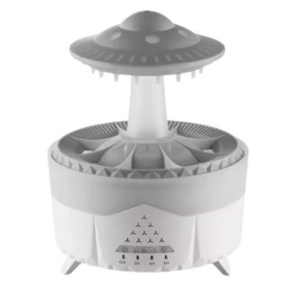 Felhő alakú esőcsepp párásító diffúzor Fehér