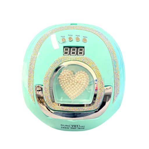 Sun Y01 Pro Műkörmös Led/Uv Lámpa 288w Zöld Strasszköves